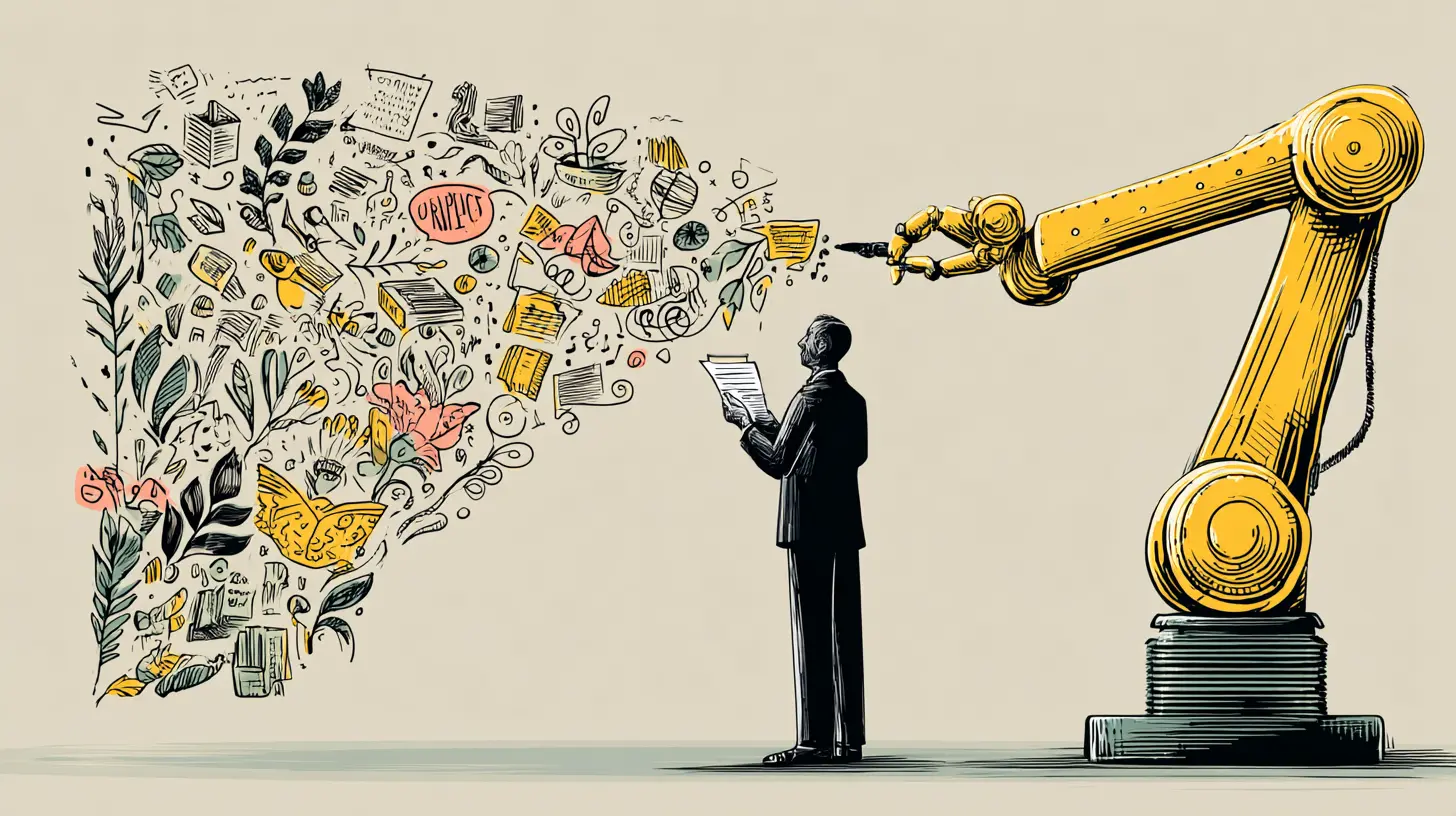 Conceptual illustration of a backend engineer connecting with others on a digital network