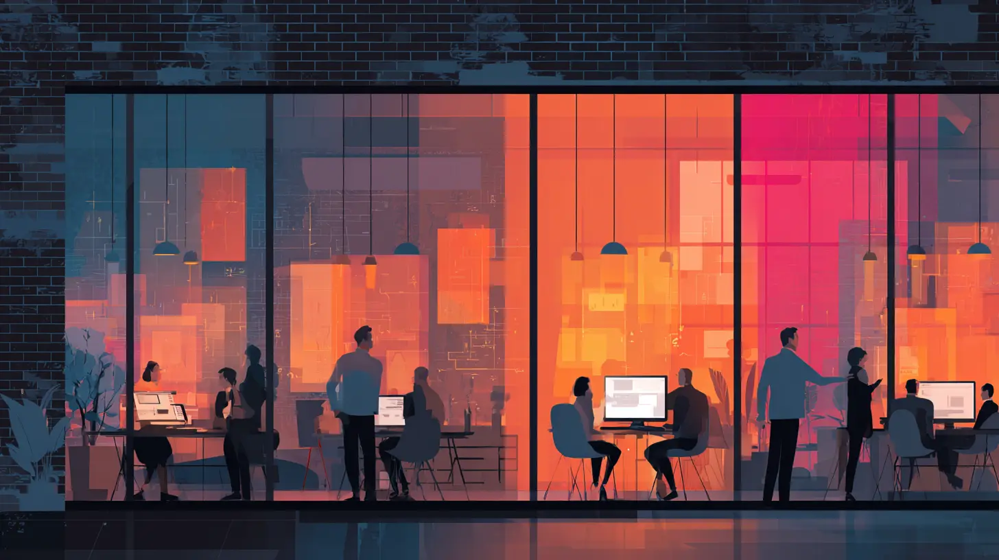 Collage of New York landmarks with film, music and art symbols