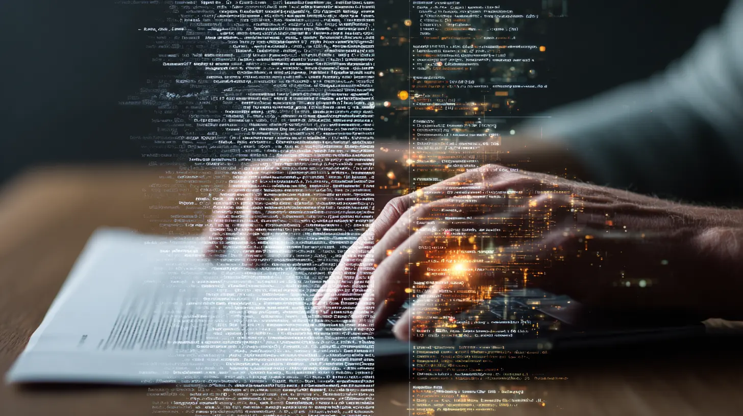 Job seeker optimizing a resume on a laptop with AI assistance